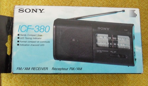 Sony ricevitore icf 380 - sony, fm/am