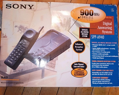 Telefono cordless vintage sony - telefono,