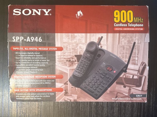 Telefono cordless vintage sony - telefono,