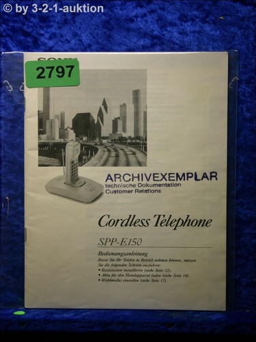 Sony manuale istruzioni spp - manuale, di